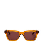 Messy weekend style Dean Sunglasses Brown Coffee