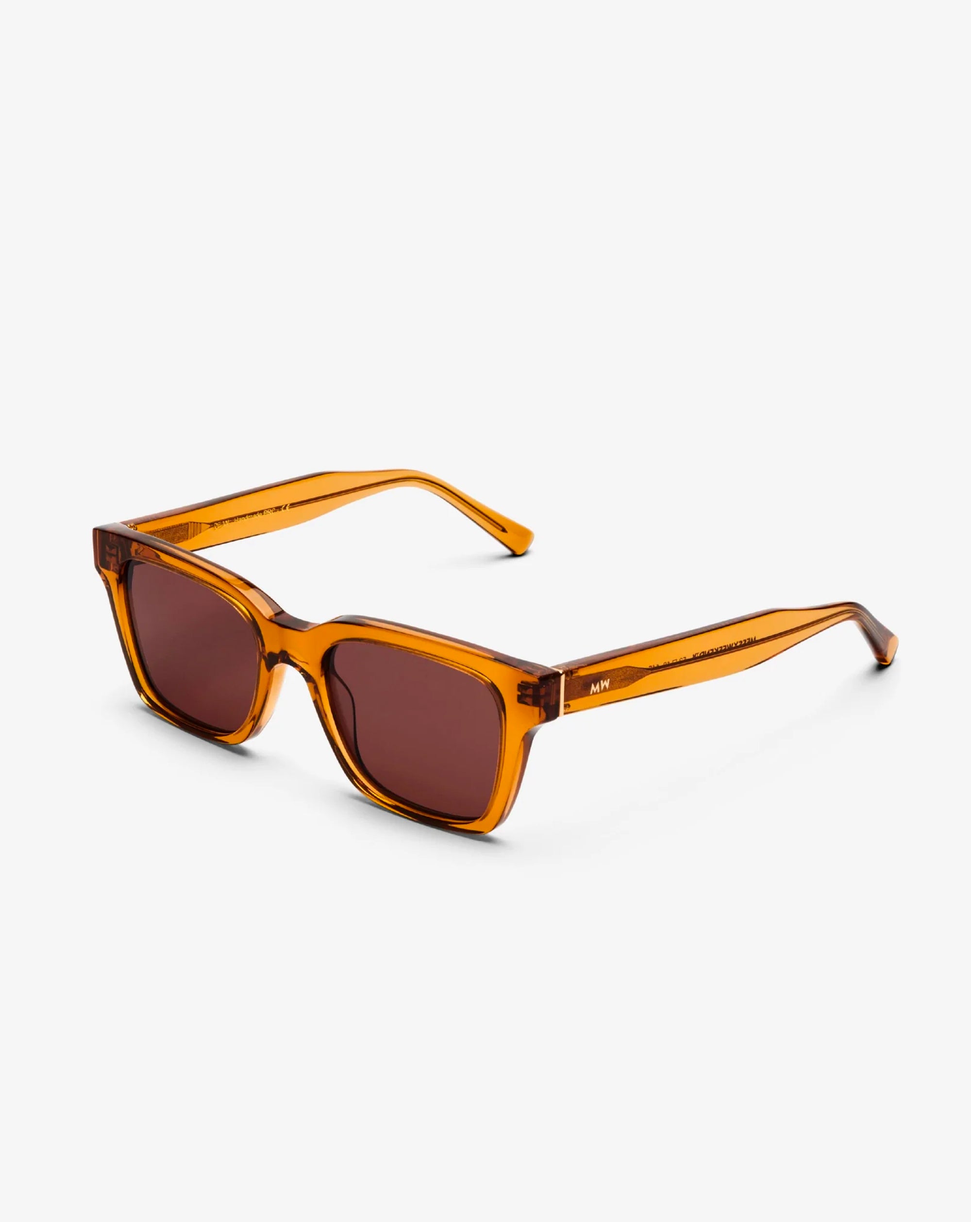 Messy weekend style Dean Sunglasses Brown Coffee