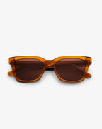 Messy weekend style Dean Sunglasses Brown Coffee