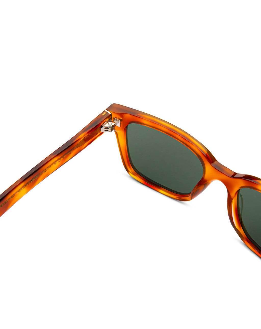 Messy weekend style Dean Sunglasses Havana/Green