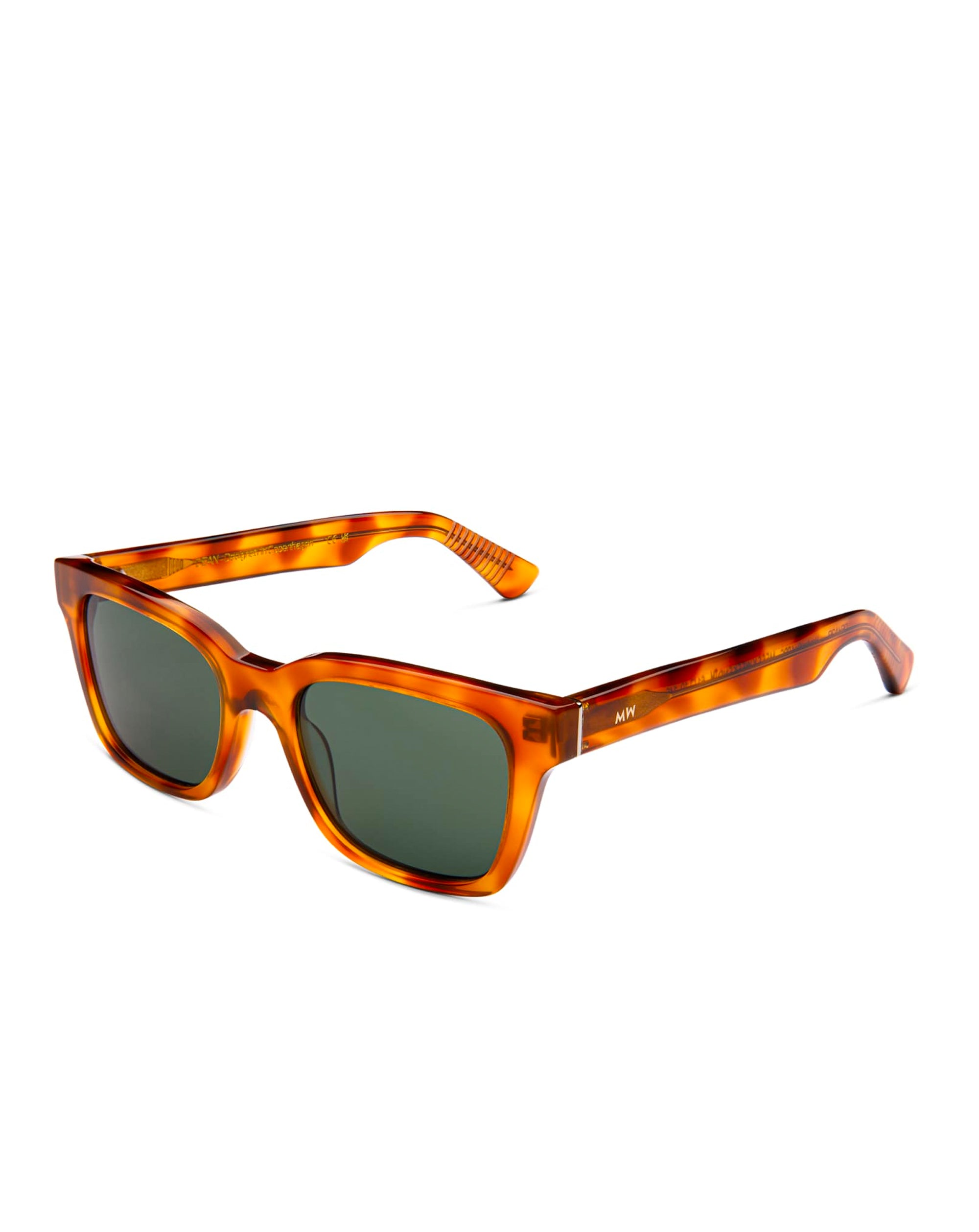 Messy weekend style Dean Sunglasses Havana/Green