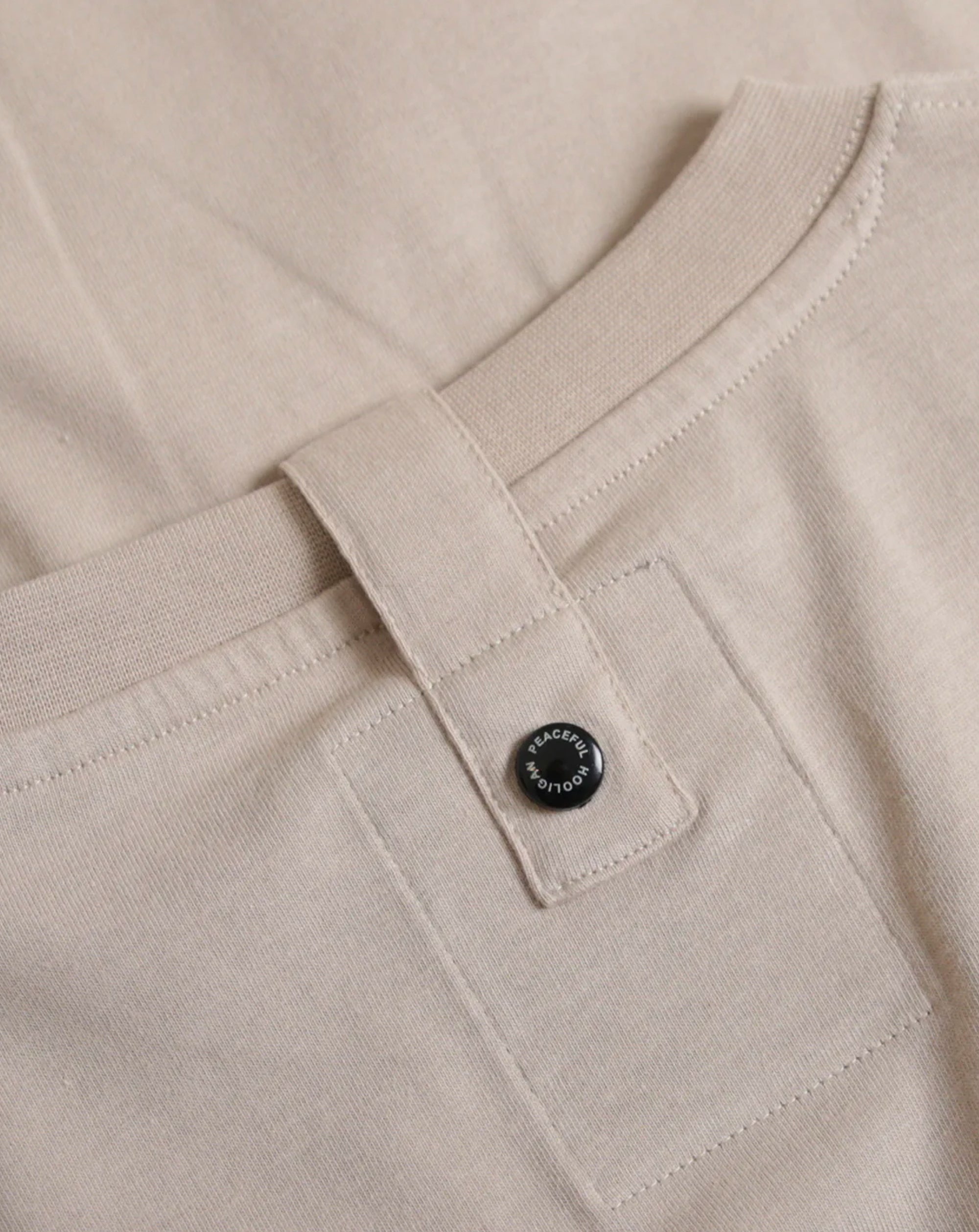 Peaceful Hooligan Oasis Brothers T Shirt Stone