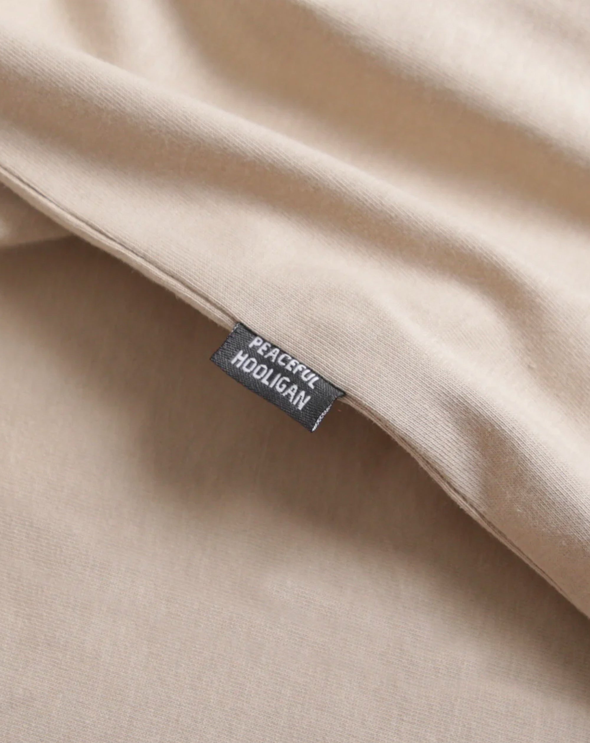 Peaceful Hooligan Oasis Live Forever T Shirt Stone