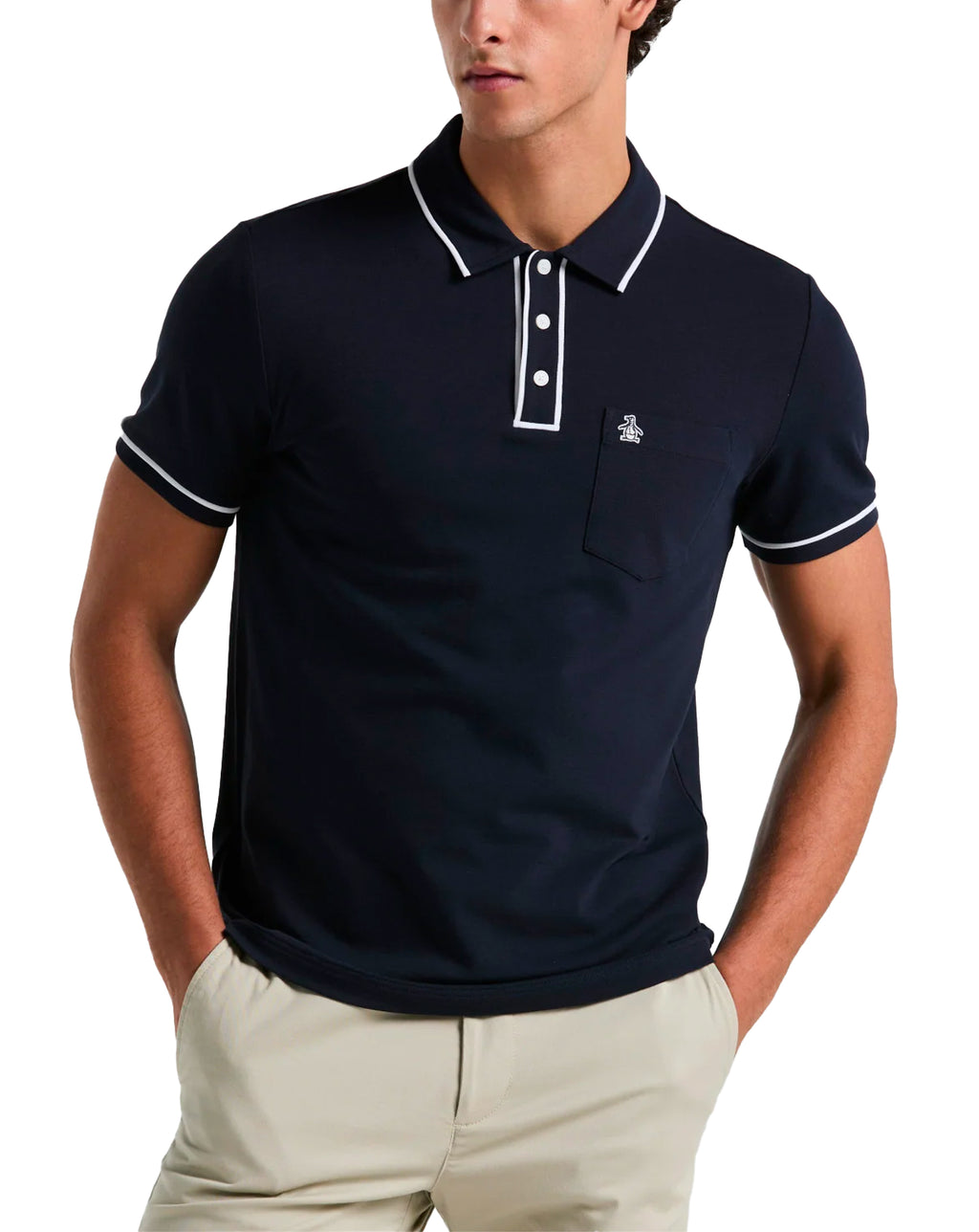Original Penguin core pique Earl Polo DARK SAPPHIRE