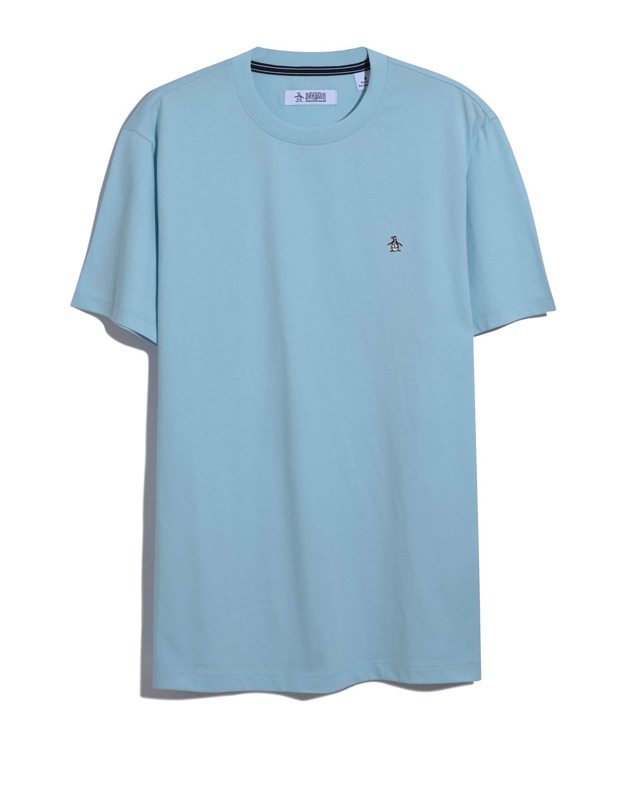 Penguin Original crew neck t shirt cool blue