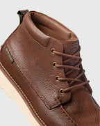 Pretty Green Ashby Boot Tumbled Leather TAN