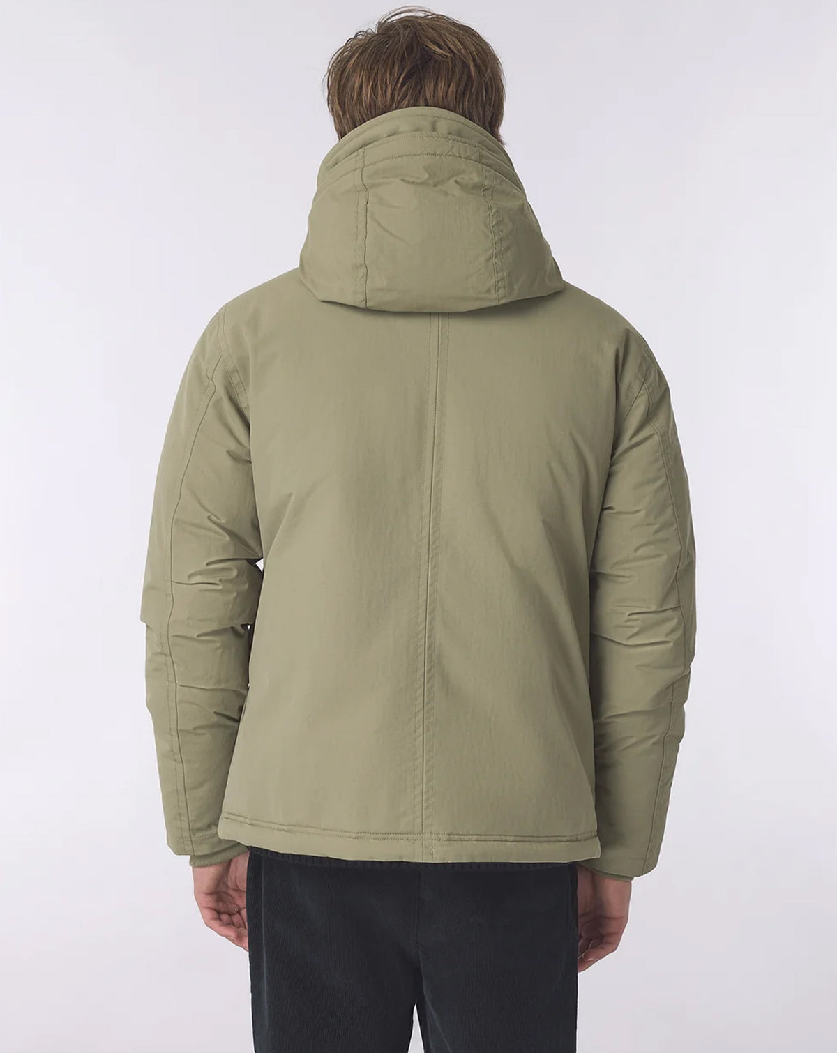 Pretty Green Coldwave Short Parka Jacket KHAKI