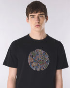 Pretty Green House Paisley Logo T-Shirt BLACK