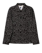 Pretty Green Pulsar Jacket with print BLACK