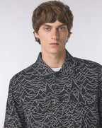 Pretty Green Pulsar Jacket with print BLACK