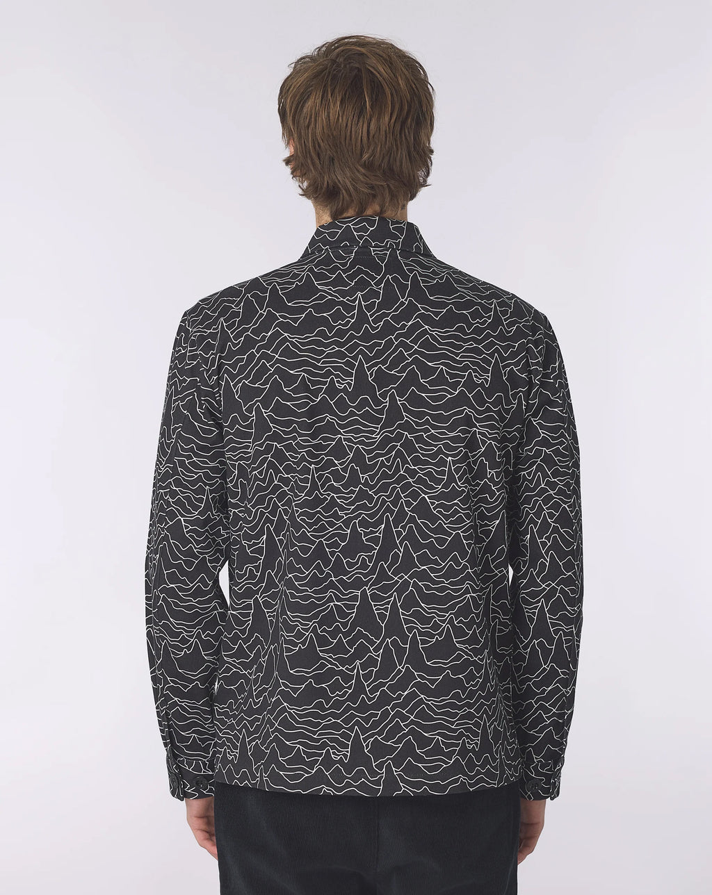 Pretty Green Pulsar Jacket with print BLACK