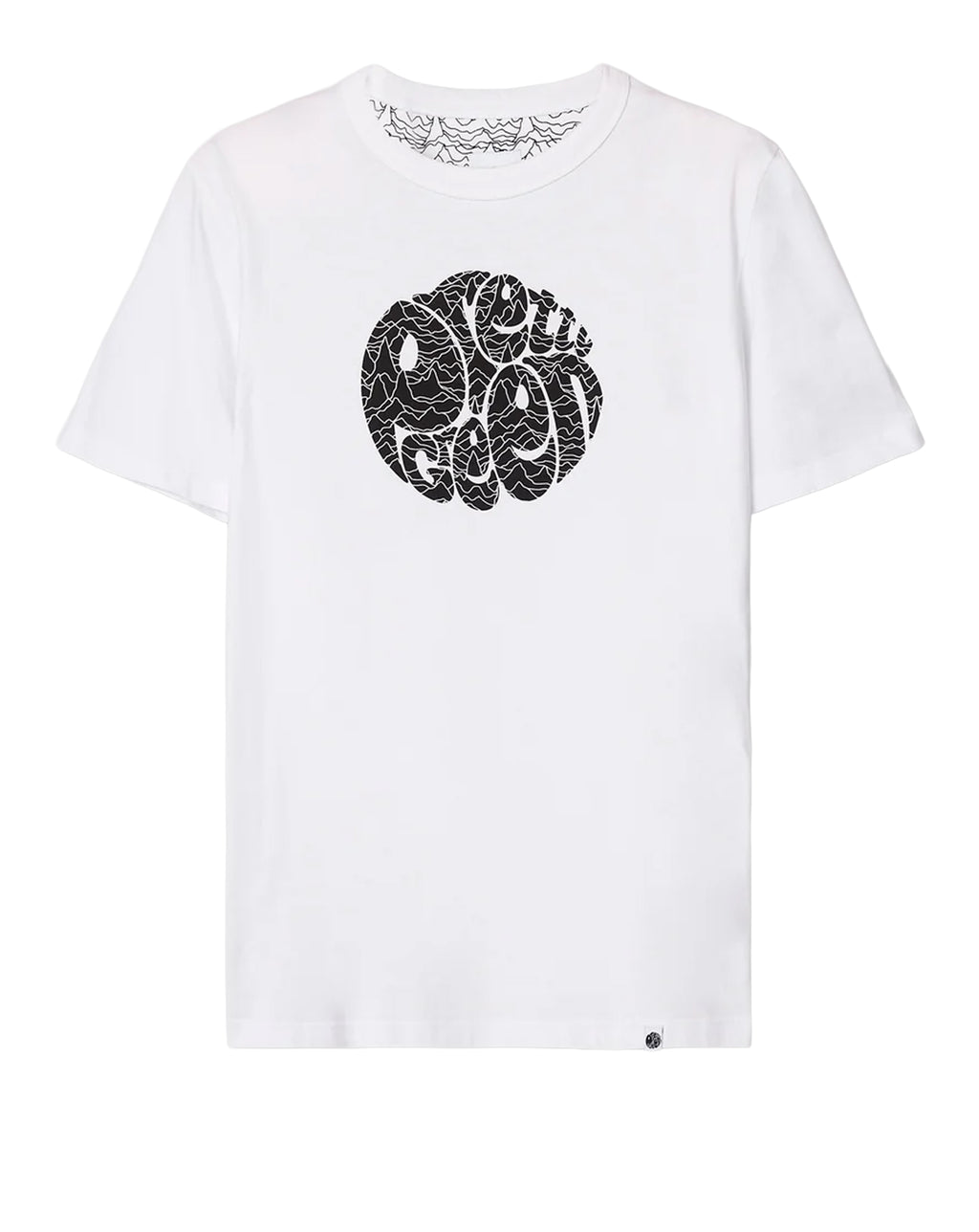 Pretty Green Pulsar Logo T Shirt WHITE