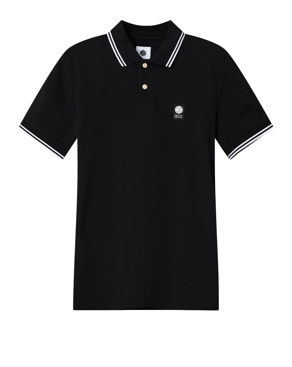 Pretty Green Rayner SS Polo BLACK