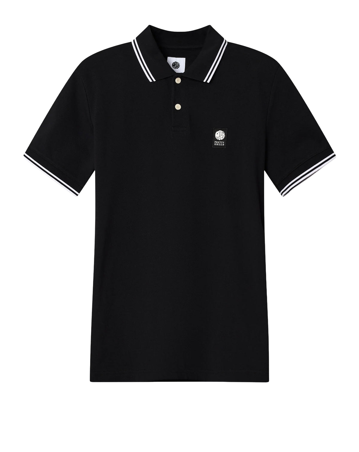 Pretty Green Rayner SS Polo BLACK