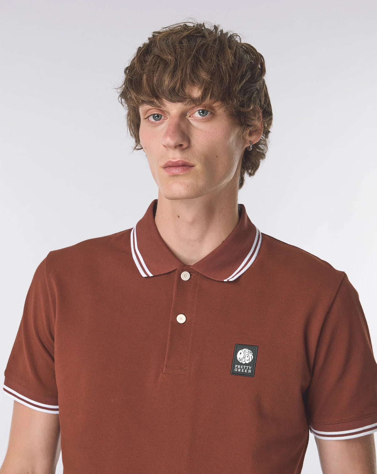 Pretty Green Rayner SS Polo Red