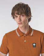 Pretty Green Rayner SS Polo Rust