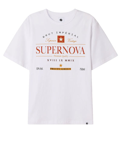 Pretty Green Supernova T-Shirt WHITE