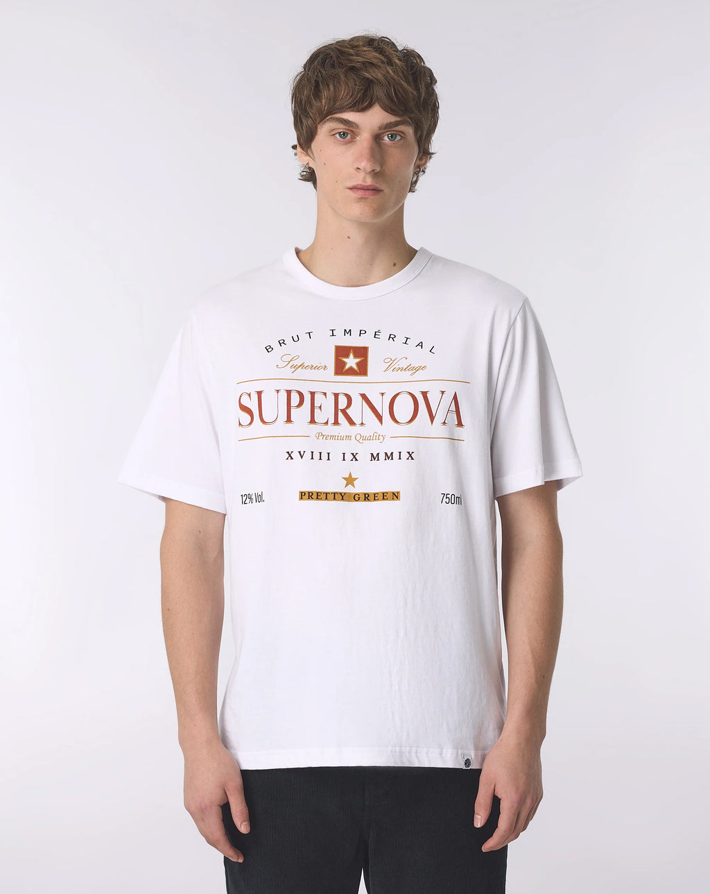 Pretty Green Supernova T-Shirt WHITE