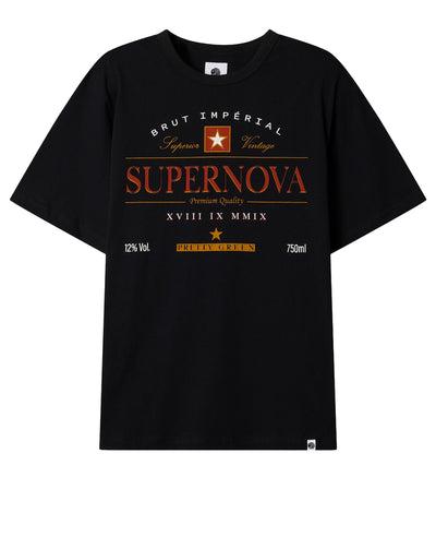 Pretty Green Supernova T-`Shirt BLACK