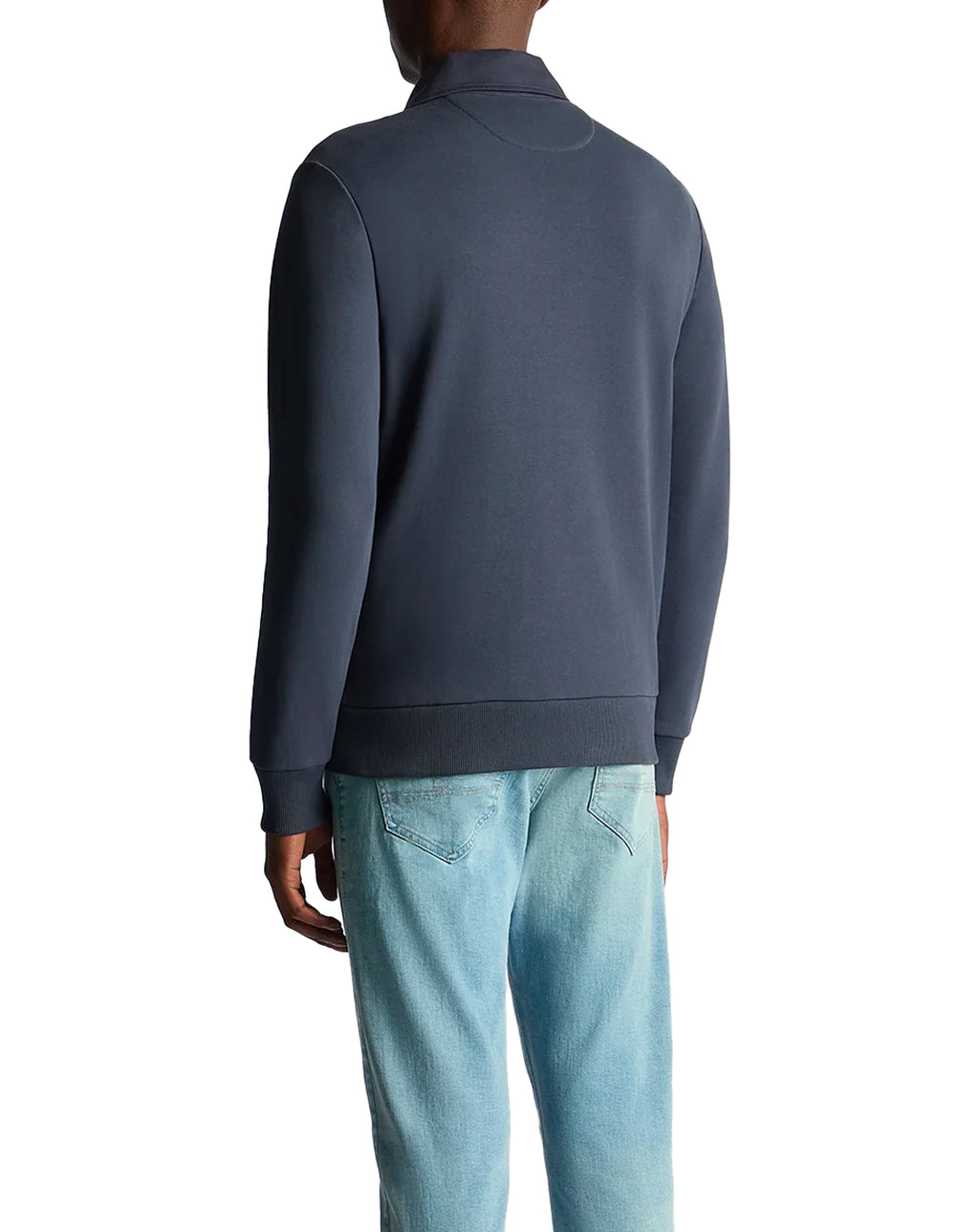 Remus Uomo Long Sleeve Polo Shirt Navy