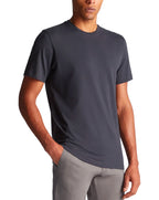 Remus Uomo Premium Quality Crew Neck T-Shirt Charcoal