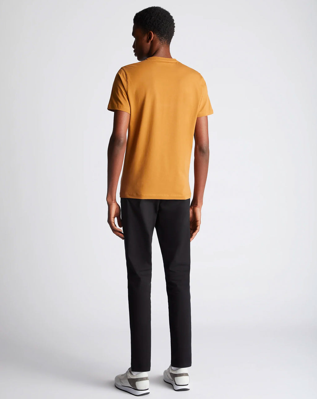 Remus Uomo Premium Quality Crew Neck T-Shirt Mustard