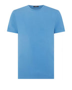 Remus Uomo Premium Quality Crew Neck Tee Riviera Blu