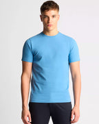 Remus Uomo Premium Quality Crew Neck Tee Riviera Blu