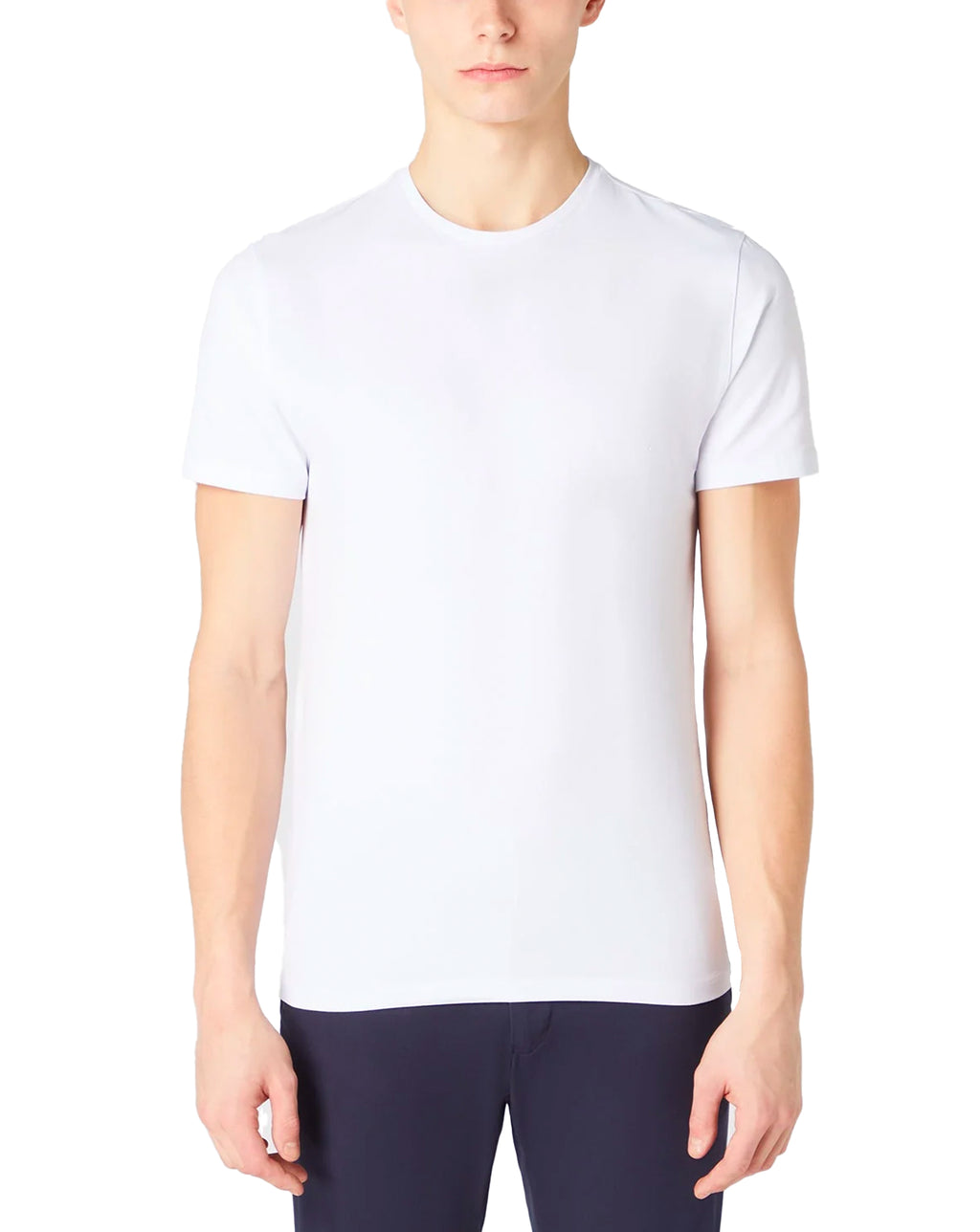 Remus Uomo Premium Quality Crew Neck T-Shirt White