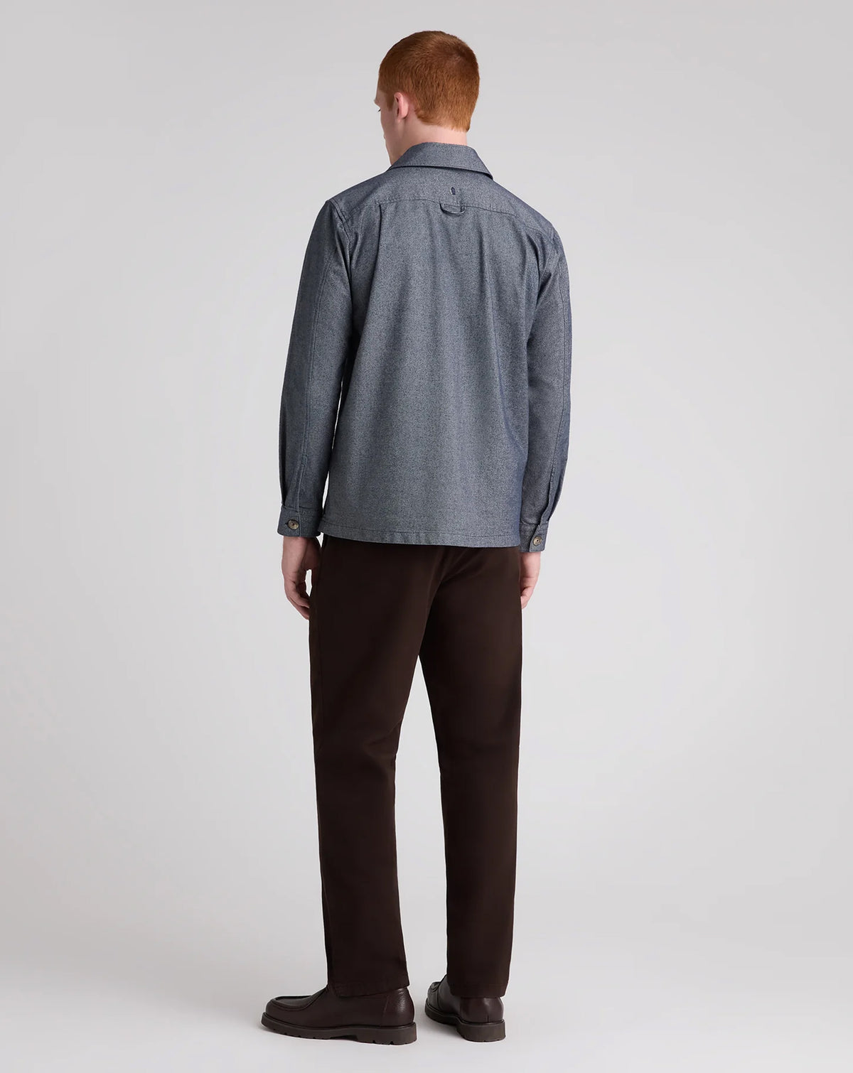 Remus Uomo Cotton Stretch Shacket/Paulo DARK BLUE