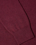 Remus Uomo Crew Neck Knit Sweater BURGUNDY