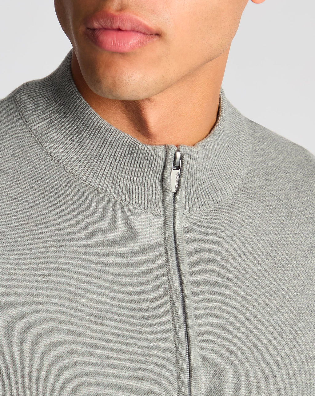 Remus Uomo Remus Uomo crew neck sweater 1/4 zip GREY