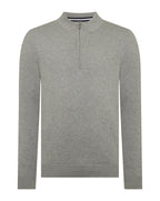 Remus Uomo Remus Uomo crew neck sweater 1/4 zip GREY