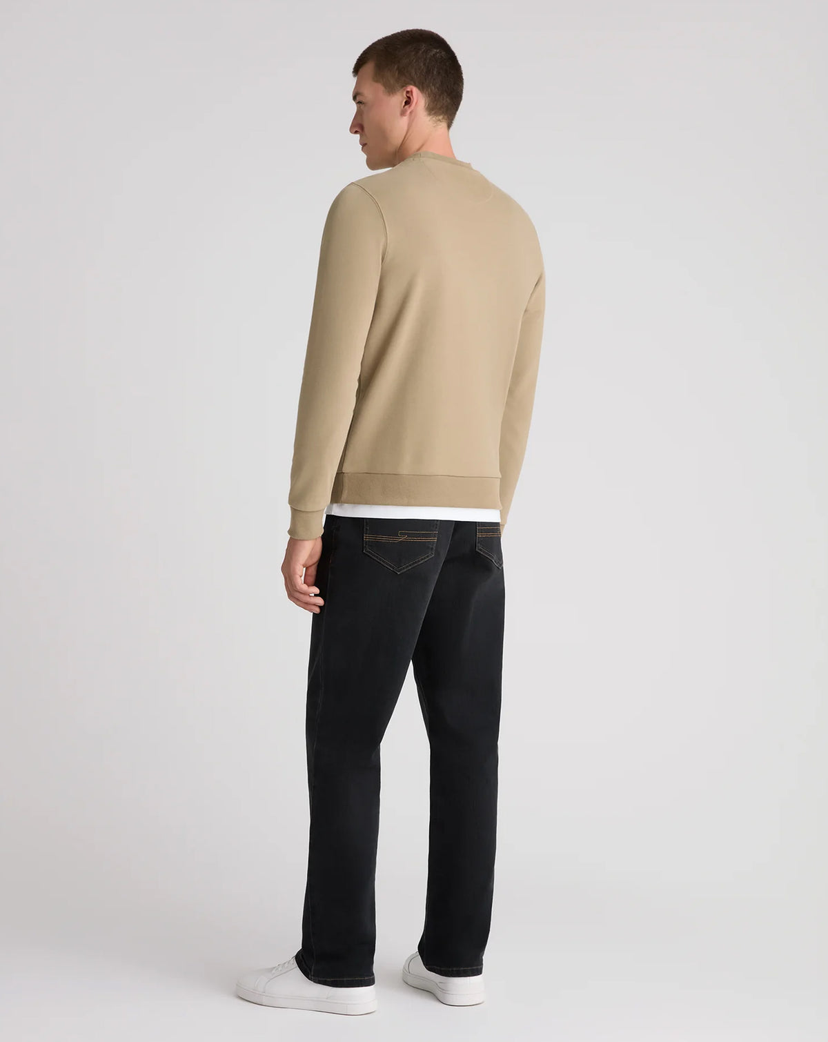 Remus Uomo Crew Neck Sweatshirt BEIGE