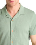 Remus Uomo Cuban collar shirt Iceberg Green