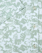 Remus Uomo Resort Floral Shirt Green