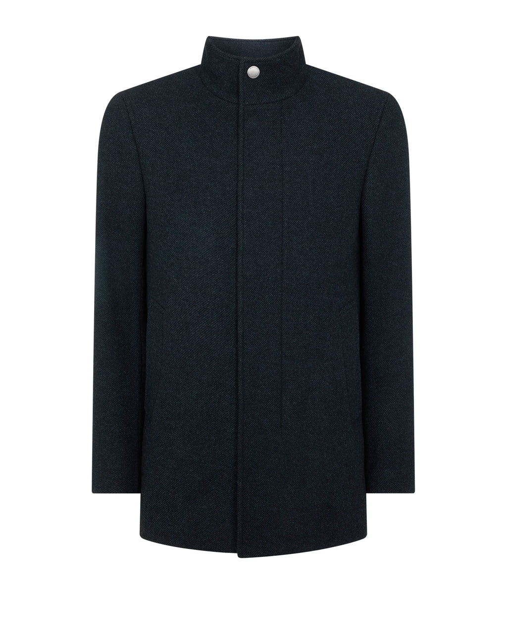 Remus Uomo Jacob Regular Fit Wool Blend Coat Navy