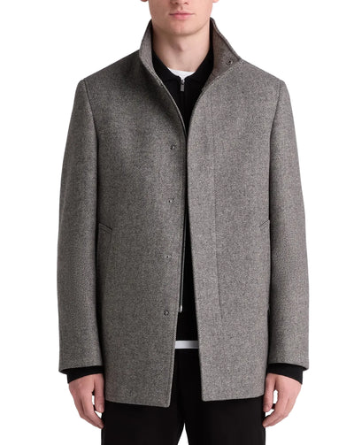 Remus Uomo Jacob Wool Rich Coat CHARCOAL