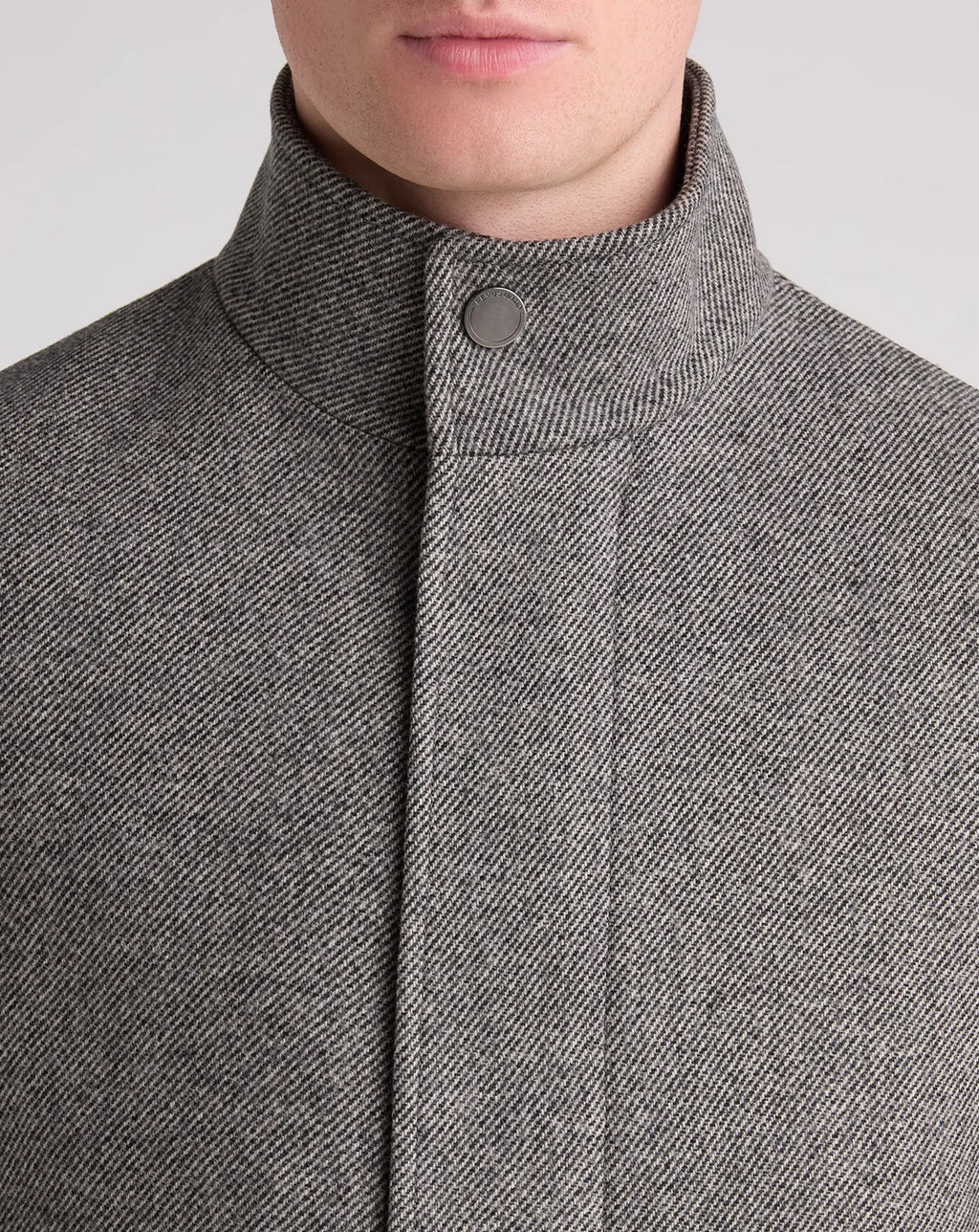 Remus Uomo Jacob Wool Rich Coat CHARCOAL