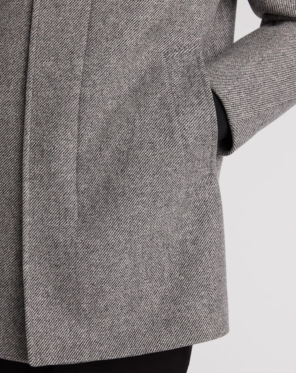 Remus Uomo Jacob Wool Rich Coat CHARCOAL