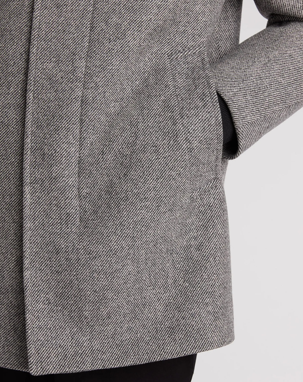 Remus Uomo Jacob Wool Rich Coat CHARCOAL