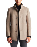 Remus Uomo Jonah Wool Rich Overcoat Beige
