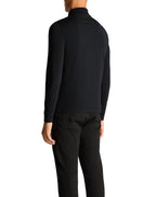 Remus Uomo Long sleeve polo shirt Black