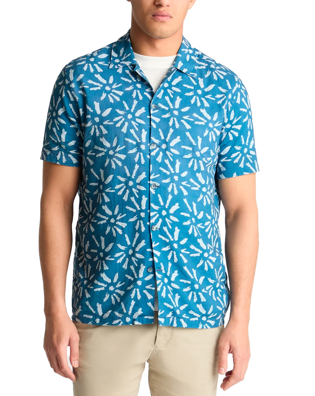 Remus Uomo Paolo Short Sleeve Shirt BLUE