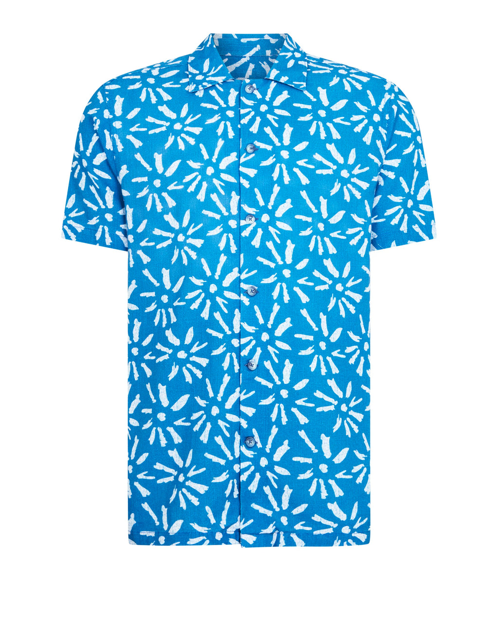 Remus Uomo Paolo Short Sleeve Shirt BLUE