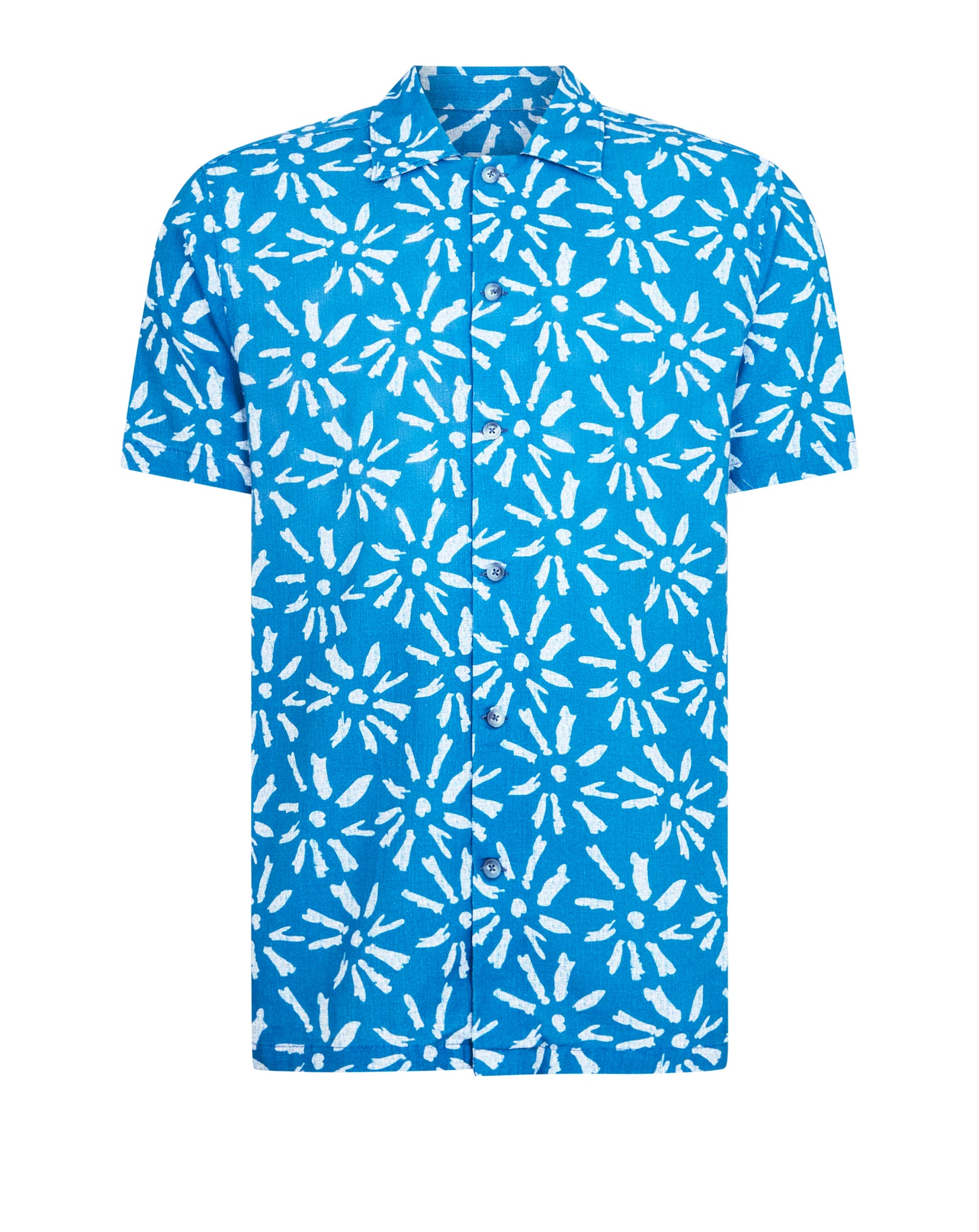 Remus Uomo Paolo Short Sleeve Shirt BLUE