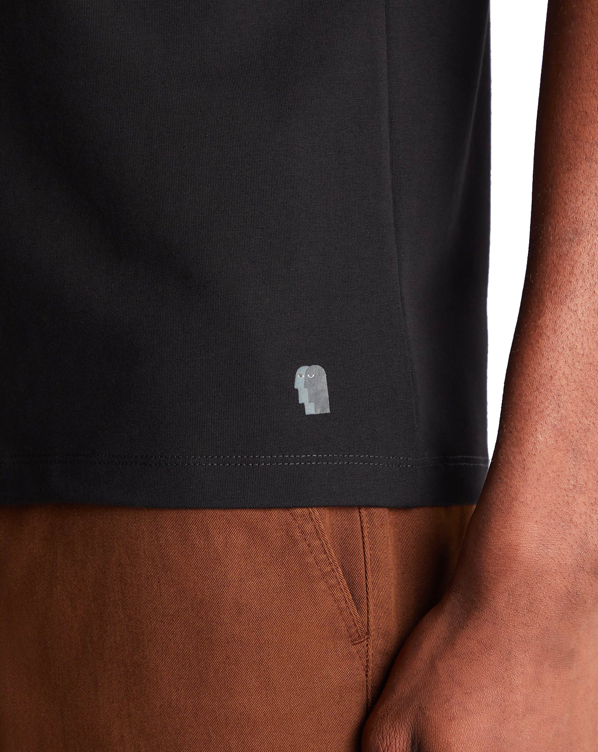 Remus Uomo Plain T-Shirt BLACK