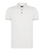 Remus Uomo Polo Shirt Tapered Fit Cotton-Stretch Quiet Grey