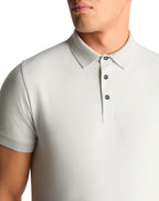 Remus Uomo Polo Shirt Tapered Fit Cotton-Stretch Quiet Grey