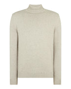 Remus Uomo Roll Neck Sweater Light Grey
